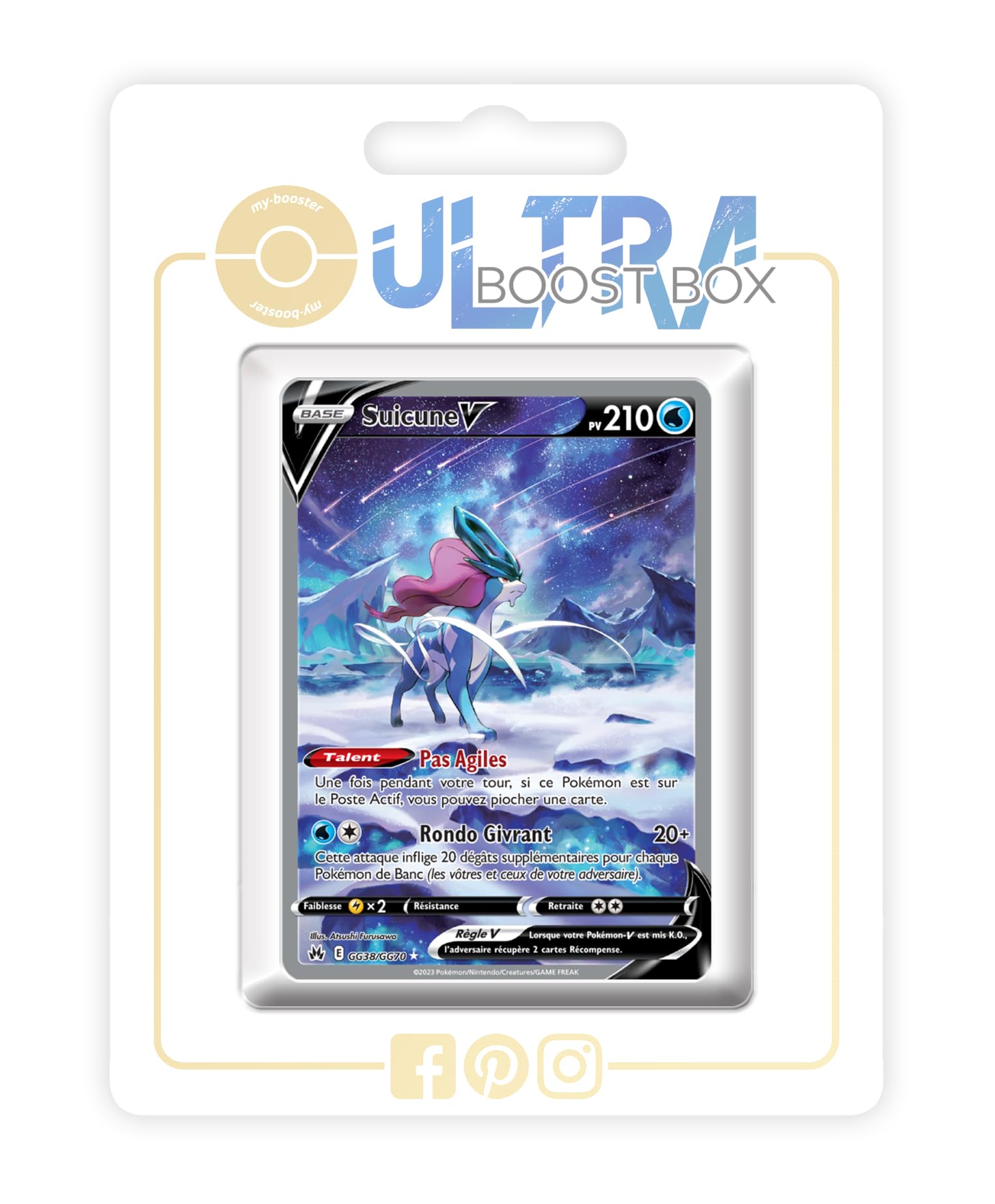 Suicune V GG38/GG70 Alternative Pokémon Gallery Secrète